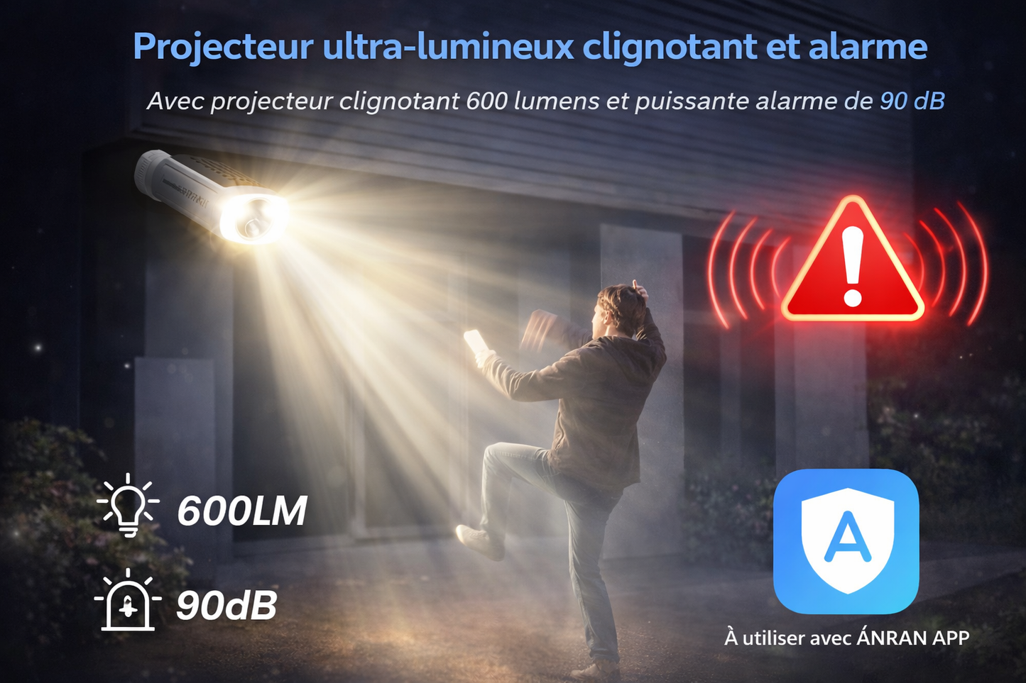 Caméra de sécurité solaire